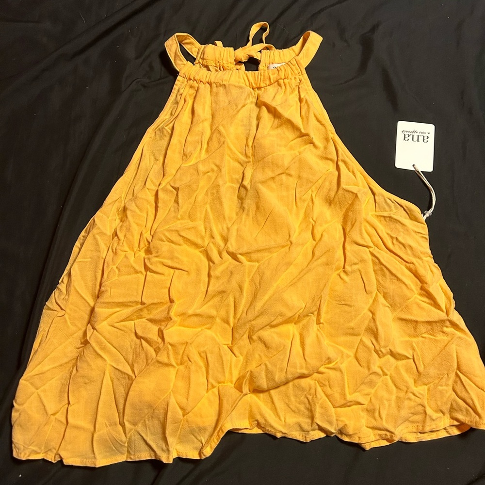 a.n.a Yellow Tank Top